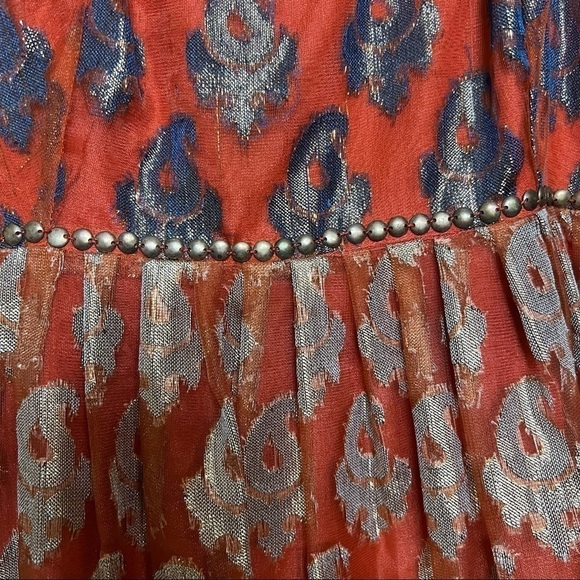 FREE PEOPLE | Metallic Embellished Dress - Picture 7 of 14